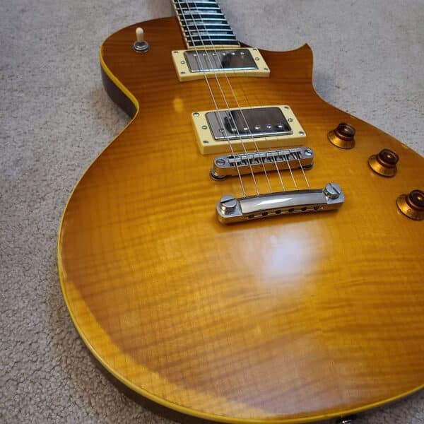 ESP LTD EC-256 Distressed Aged Honey Burst – Guitar Crate