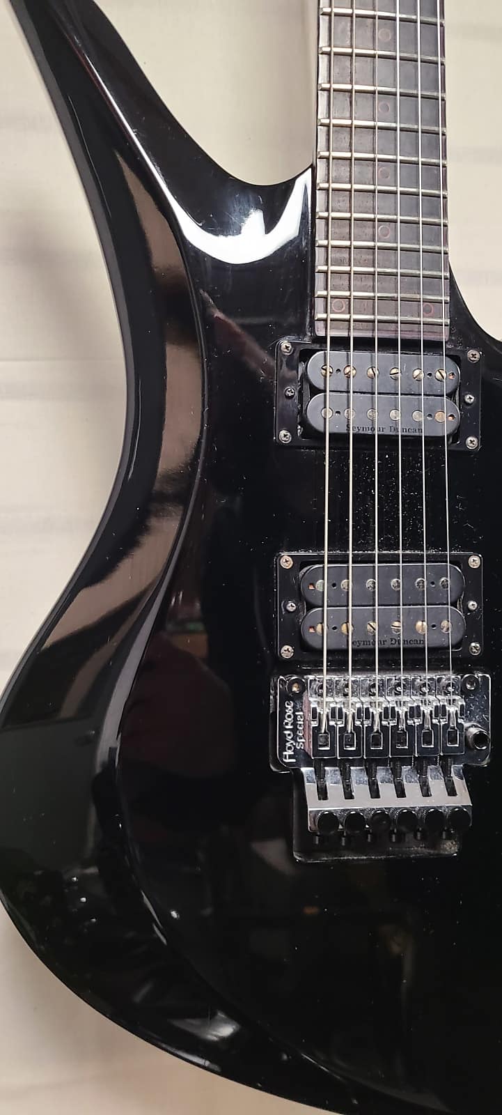 Schecter Blackjack Avenger FR Gloss Black – Guitar Crate